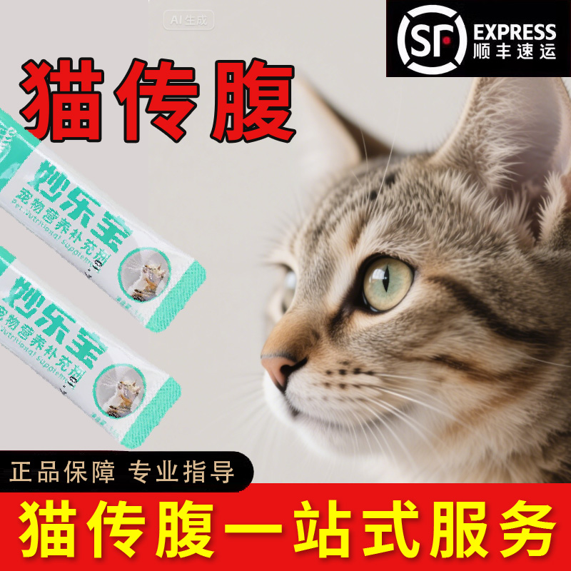 猫传腹干性湿性猫咪传腹结合蛋白营养补充剂提高免疫力