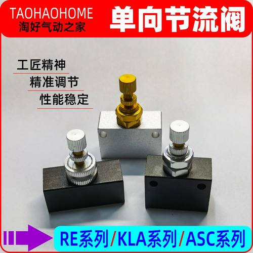 节流阀单向流量控制KLA