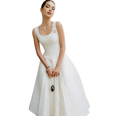 知觉之门华丽简约风格A字大摆