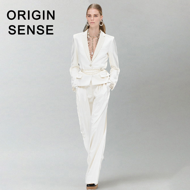 新款时尚气质正装工作服优雅高级感通勤职业名媛收腰显瘦西装套装