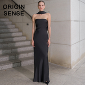 知觉 优雅永恒 系列小众缎面高级质感轻奢宴会日常可穿晚礼服