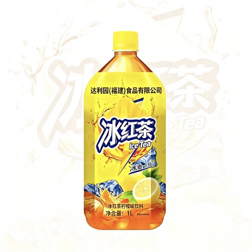 冰红茶瓶装1L柠檬味红茶清爽夏季果味茶饮料大瓶批发解腻餐饮解渴