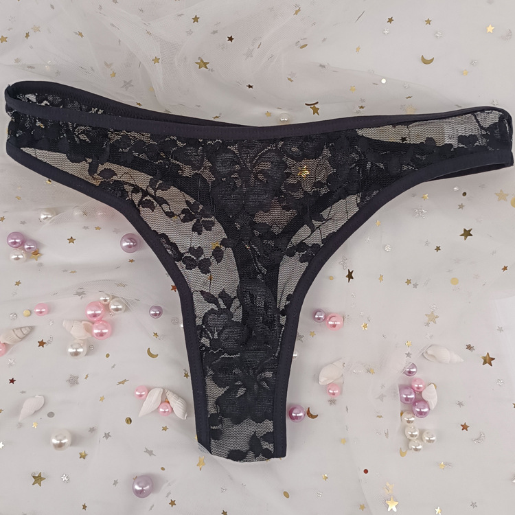 #丁字裤内裤性感蕾丝时尚痕隐形速干女士士发