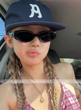 韩国ig博主同款五片平檐帽男女春夏季防晒遮阳鸭舌帽潮牌棒球帽子