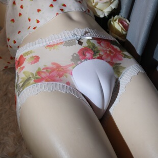 超薄男女通用性感全透明网纱伪娘隐藏jj假阴垫片一体裤骆驼趾内裤