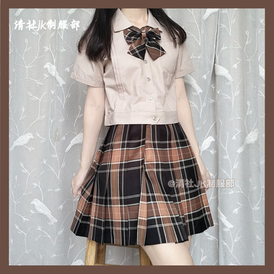 成品布春夏季正统jk制服半身裙