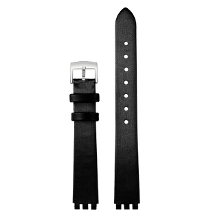 适配斯沃琪Swatch女真皮手表带IRONY小号绢丝表带针扣款12mm配件