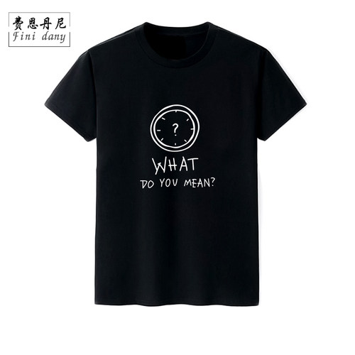 贾斯汀比伯 B宝 T恤JustinBieber体恤WHAT DO YOU MEAN男女情侣