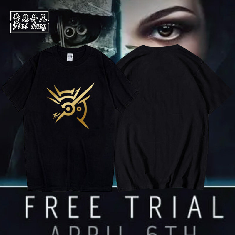 耻辱2Dishonored2羞辱2科尔沃艾米莉游戏周边t恤短袖男半袖衣服
