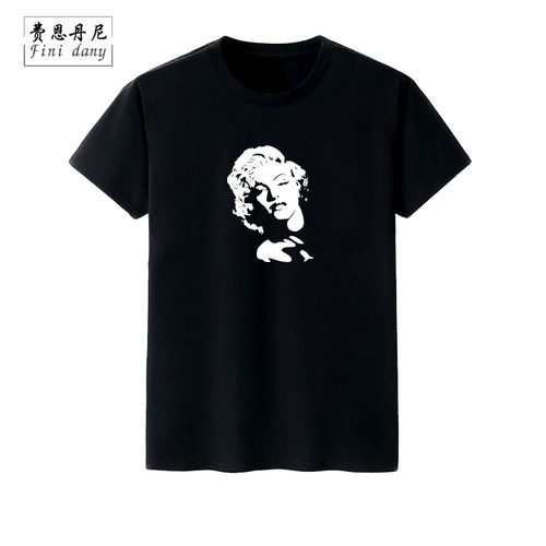玛丽莲时代学生情侣短袖T恤