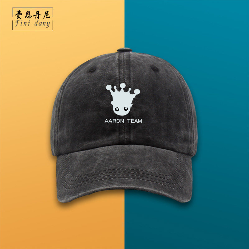 郭富城演唱会同款aaron kwok粉丝应援棒球帽潮水洗鸭舌帽户外遮阳