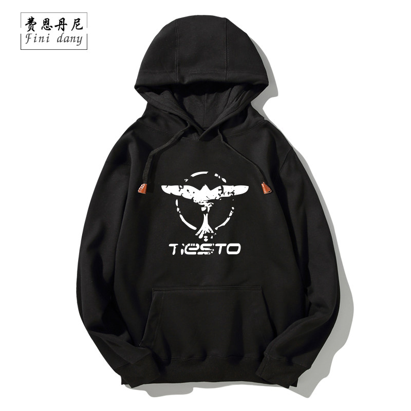 DJ Tiesto铁斯托棉 连帽卫衣 衣服 DJ 衣服男女大码套头