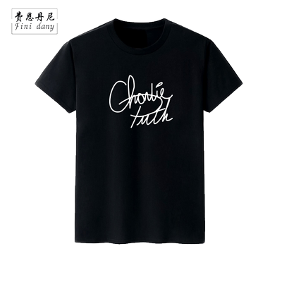 潮圆领宽松夏季学生情侣短袖t恤