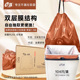 e洁垃圾袋提绳式 加大加厚1.3丝自动收口双层膜结构可抽取塑料袋