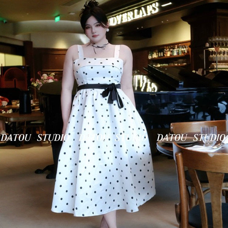 哒头.Studio【罗马假日】微胖大码显瘦立裁高级感生日礼服裙