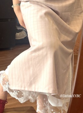 哒头.Studio【蕾丝衬裤】微胖mm大码文艺减龄感改良旗袍连衣裙