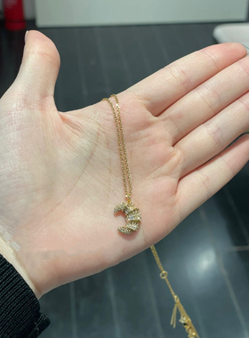 高品质原单出口欧美大牌原单牛角包可颂项链女