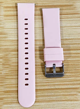 22mm智能手表表带硅胶/钢带/带米兰三珠钢带F57/F57L通用充电线