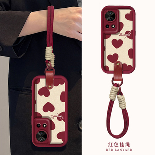 红色爱心适用华为nova13手机壳12天眼11阶梯hinova10硅胶9保护8软套全包7se活力版6防摔5镜头4e女新款pro高级