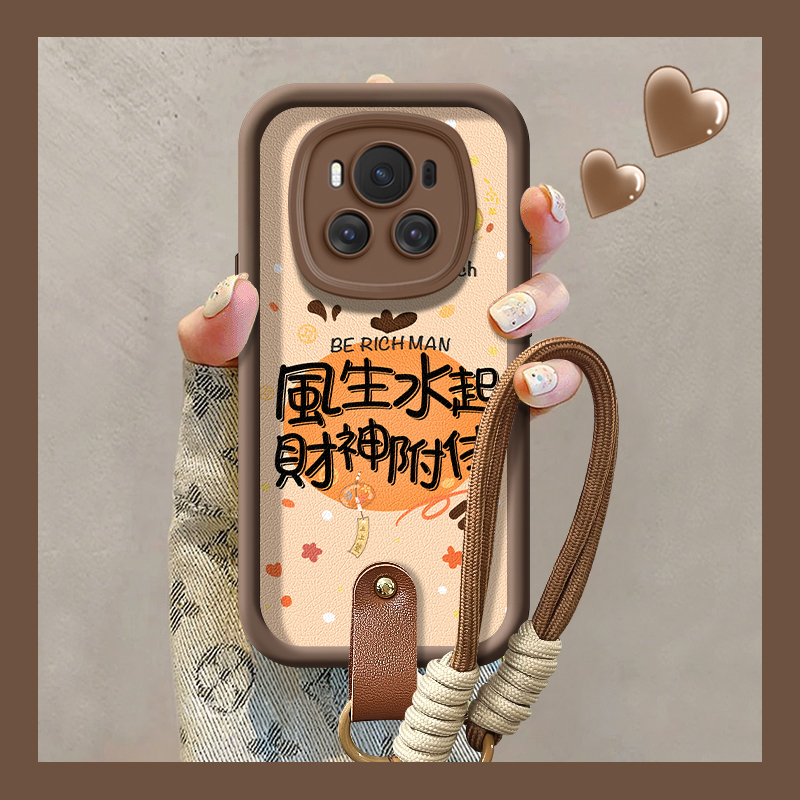 天眼阶梯小羊皮荣耀手机壳简约