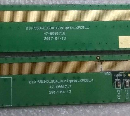 B10 55UHD_GOA_Duate_XPCB-R 47-6001717 47-6001716 一对