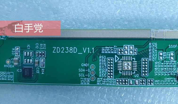 熊猫CC240LV2D边板 ZD238B_V1.1 成色好一条!