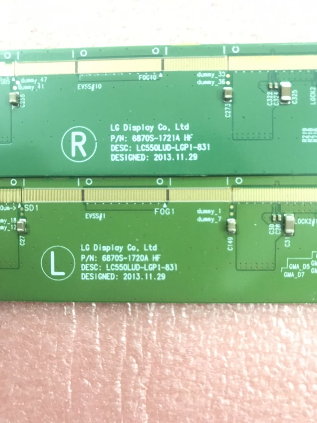 原装LG边板 6870S-1720A/6870S-1721A一套