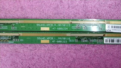 55UHD_XPCB_R_20150115/L_20150116，47-6001323/1324边板一对价