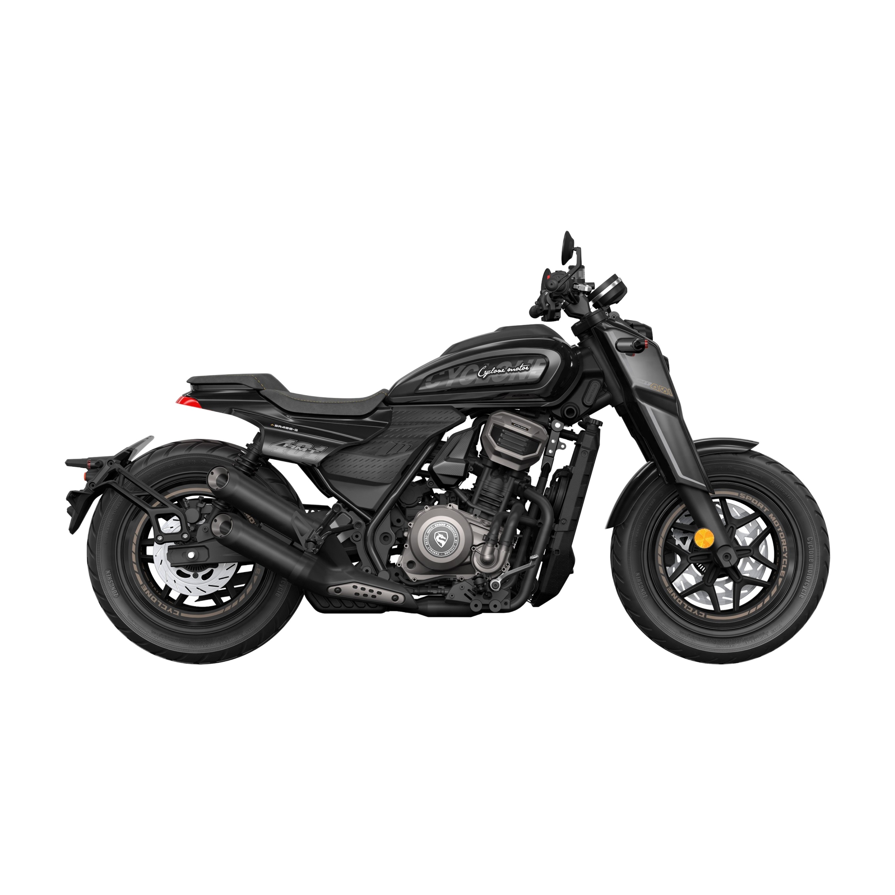 赛科龙AQS401巡航摩托车整车国四电喷燃油机车整车