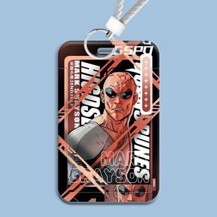 无敌少侠极恶马克卡套学生滑盖饭卡公交卡保护套水卡门禁卡校园卡