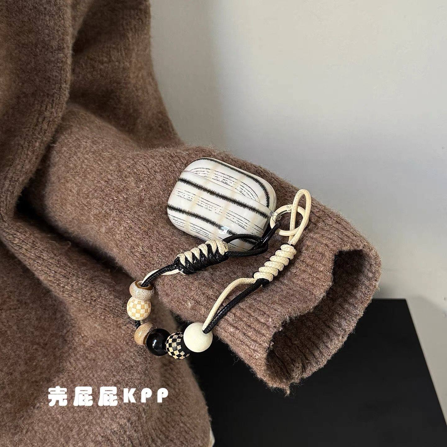 黑白简约高级感适用AirPods保护套Pro保护壳AirPods3耳机套苹果,文具电教/文化用品/商务用品,卡套/证件套,淘宝优惠券,粉丝福利购,淘宝优惠卷