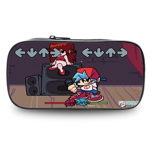 周五夜放克笔袋男学生文具盒FridayNightFunkin游戏铅笔收纳袋ins