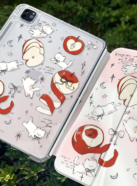 ipadair5保护壳带笔槽pro11寸平板保护套9适用苹果10轻便mini6电脑磁吸4亚克力pad8防弯摔2022全包三折好看无