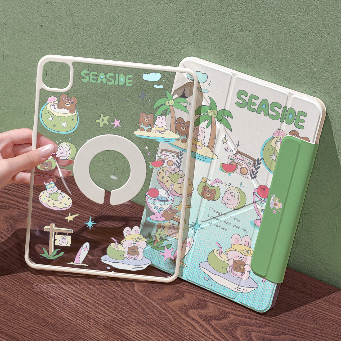 【磁吸三合一】iPad旋转拆分壳