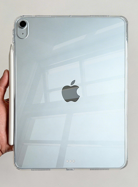 单壳ipad11保护壳2026air8平板mini7保护套pro苹果air2外壳10亚克力ari6无笔槽pad9无盖5代4后壳a16壳子case