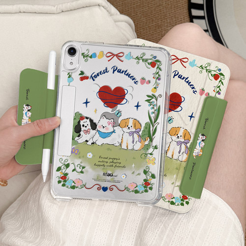 搭扣笔袋iPad三折Y型随充随断