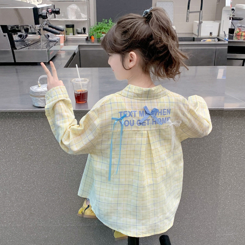 女童外套2026新款秋装儿童洋气时髦休闲中长款上衣春秋款女孩衣服