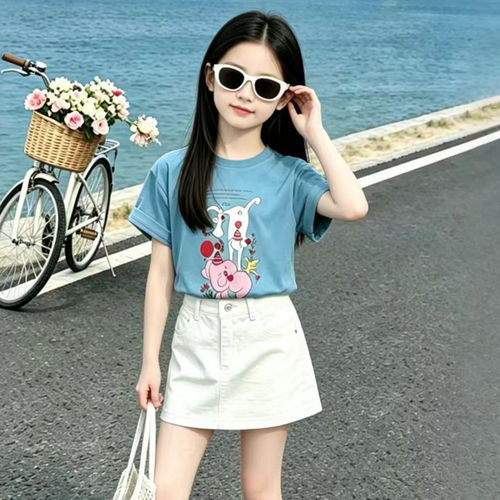 女童夏装套装2026新款儿童韩系超火穿搭女大童独特漂亮衣服巨好看