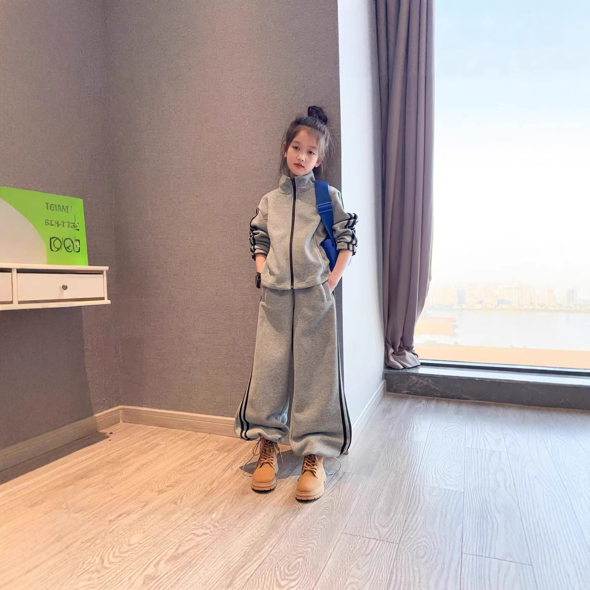 女童春装套装2026新款时髦中大儿童春秋季运动洋气休闲女孩衣服潮