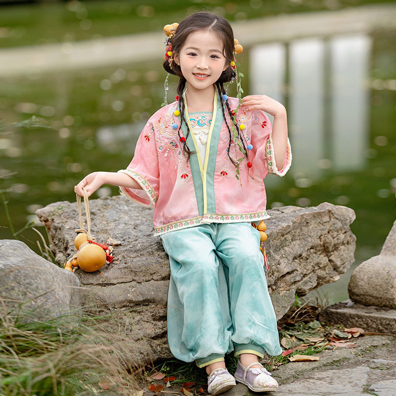 女童中国风汉服六一表演服