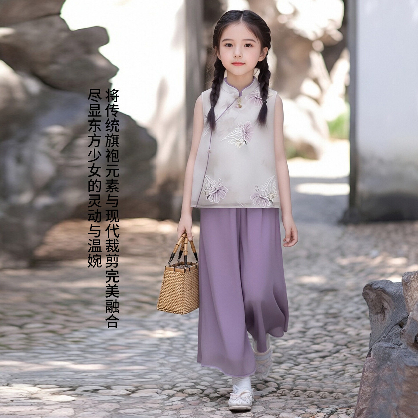 女童套装裙夏2026新款中大童夏装韩系半身裙女孩夏天洋气休闲穿搭
