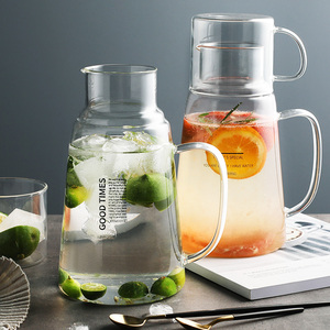 半房耐热玻璃水壶带水杯