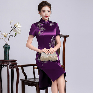 梦至超千子小姐龙迪花间辞2026新款钱塘佳人旗袍先生崔万志旗舰店