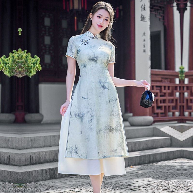 唐之语女装陶玉梅商场同款2026新款画报夫人旗袍先生崔万志旗舰店图片