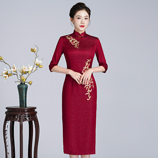 谭燕玉东方美人花间辞2026新款限时赏味崔万志官方旗舰店女装旗袍