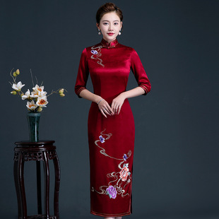 徐之行俏娘鱼2026新款戚薇同款苏城日记崔万志官方旗舰店女装旗袍