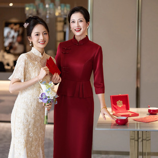 梦至超千子小姐龙迪花间辞2026新款钱塘佳人旗袍先生崔万志旗舰店