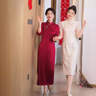 徐之行俏娘鱼2026新款戚薇同款苏城日记崔万志官方旗舰店女装旗袍