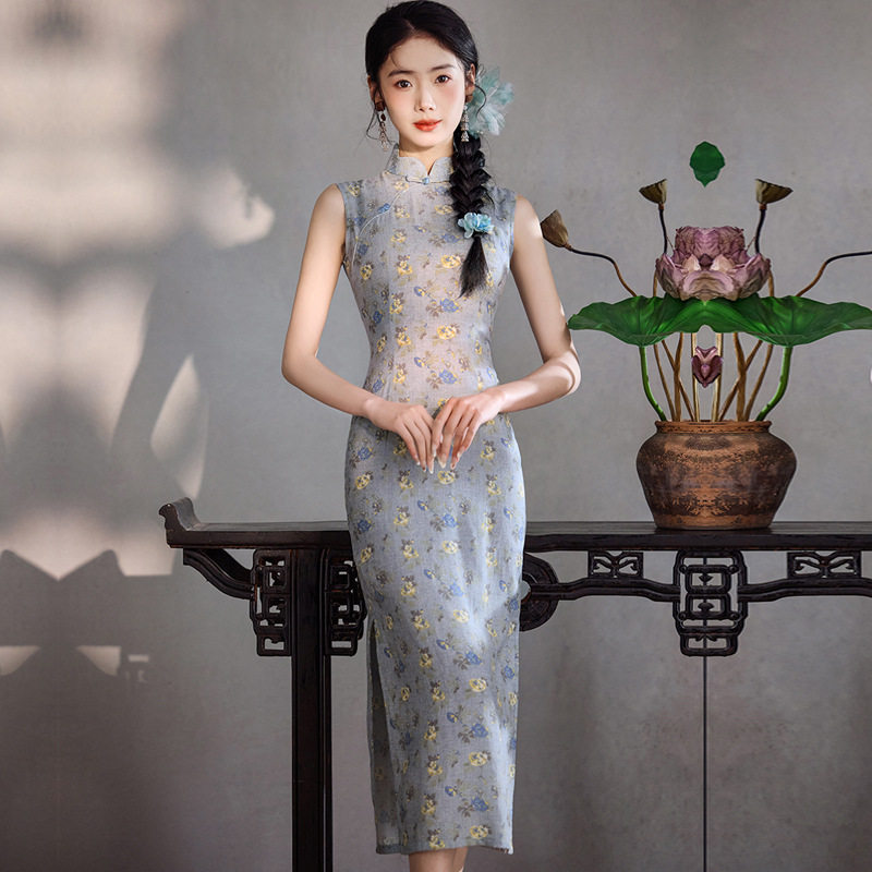 娘子写女装陶玉梅京派苏伊人名兰世家官方画报夫人戚薇旗舰店旗袍图片