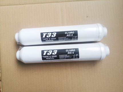 后置小T33活性炭纯水机后置活性炭 净水机配件改善口感滤芯小t33